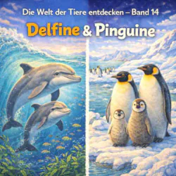 Delfine und Pinguine