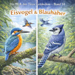 Eisvogel und Blauhäher