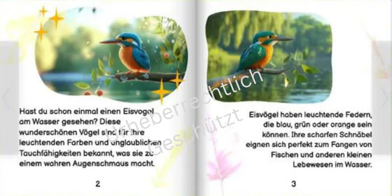 Eisvogel Kinderbuch Vorschau