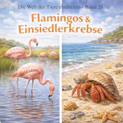 Flamingo und Krebs