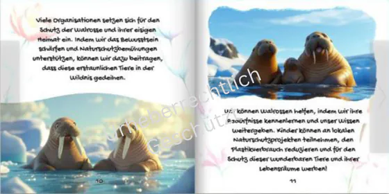 Walross Kinderbuch Vorschau