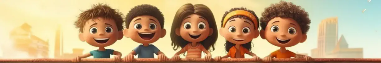 Happy Kids Header – Kinder lernen gemeinsam