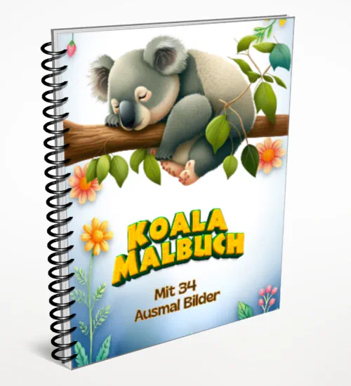 Koala Malbuch Vorschau