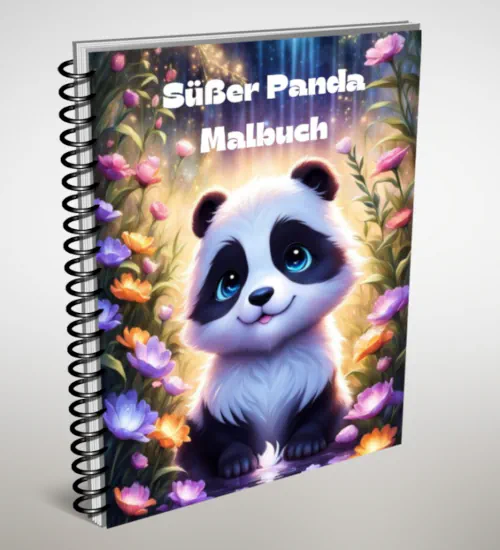 Panda Malbuch