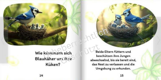 Blauhäher Kinderbuch Vorschau