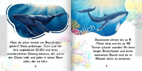Buckelwal Kinderbuch Vorschau
