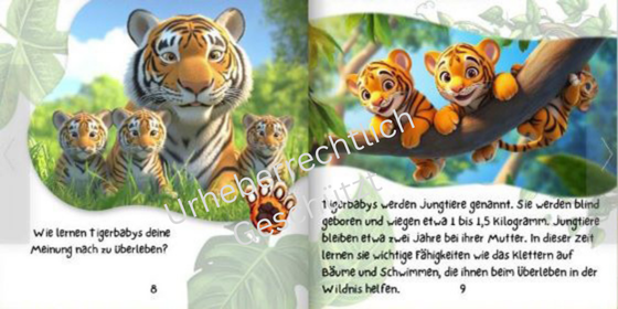 Tiger Kinderbuch Vorschau